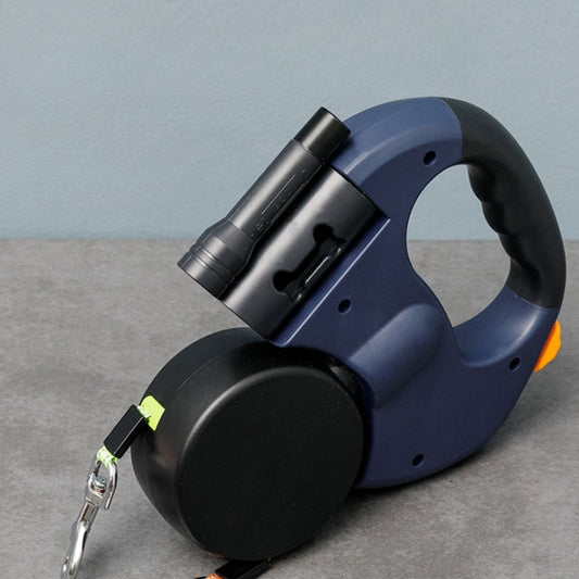 Dubbele Anti - Knoop Hondenriem voor Kleine Honden – Automatische Oprolbare 3m Riem - Hebbr