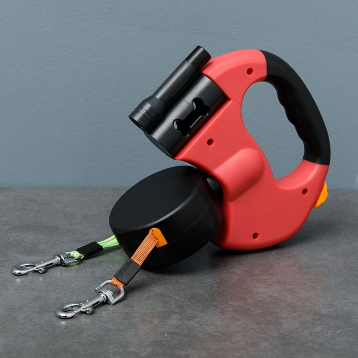 Dubbele Anti - Knoop Hondenriem voor Kleine Honden – Automatische Oprolbare 3m Riem - Hebbr