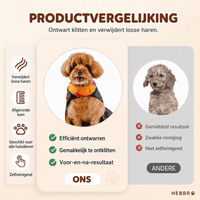 Ergonomische Hondenborstel - Hebbr