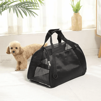 Faltbare Draagtas voor Huisdieren - Ademend Mesh, Ruimtebesparend, Verstelbare Schoudergordel, Grijs - Hebbr