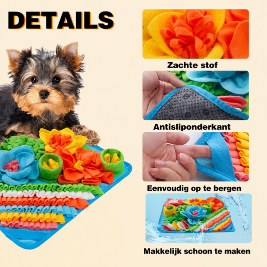 Fleece Snuffelmat - Hebbr