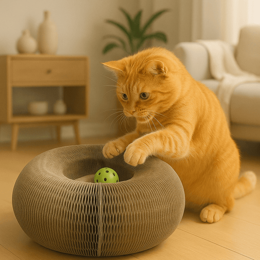 Flexibel Kat Speeltje van Organisch Materiaal – Stressverlagend en Veilig Speeltje voor Katten - Hebbr