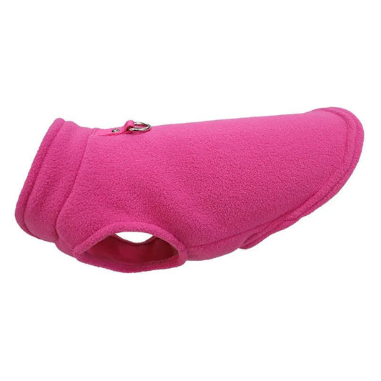 Franse Bulldog Vest L Fleece – Warm en Comfortabel voor Kleine Honden Blauw - Hebbr