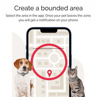 GPS Tracker Hond 5×3×1,5 cm – Waterdicht met Nauwkeurige Locatiebepaling - Hebbr