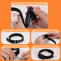 GPS Tracker Hond 67×29×19 mm – Realtime Tracking, Waterdicht IP67 - Hebbr