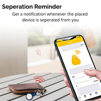 GPS Tracker Huisdier 30×30×9 mm – Bluetooth 5.0 met Ontkoppelingsalarm - Hebbr