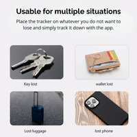 GPS Tracker Huisdier 30×30×9 mm – Bluetooth 5.0 met Ontkoppelingsalarm - Hebbr