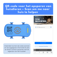 GPS Tracker voor Hond 38 g Waterdicht – Realtime Locatiebepaling - Hebbr