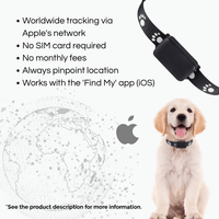 GPS Tracker voor Honden – Waterdichte Verstelbare Halsband Nylon - Hebbr