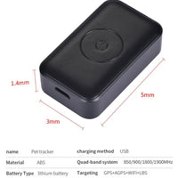 GPS Tracker voor Honden – Waterdichte Verstelbare Halsband Nylon - Hebbr