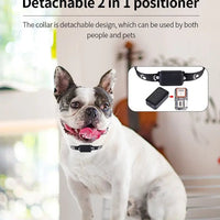 GPS Tracker voor Honden – Waterdichte Verstelbare Halsband Nylon - Hebbr