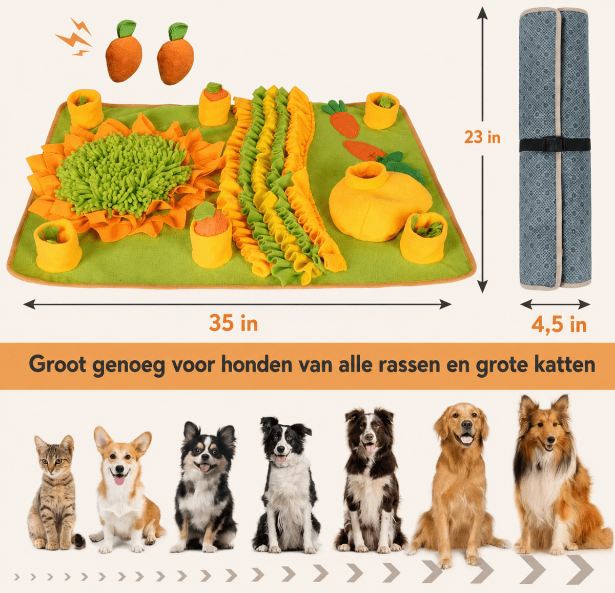 Grote Snuffelmat - Hebbr