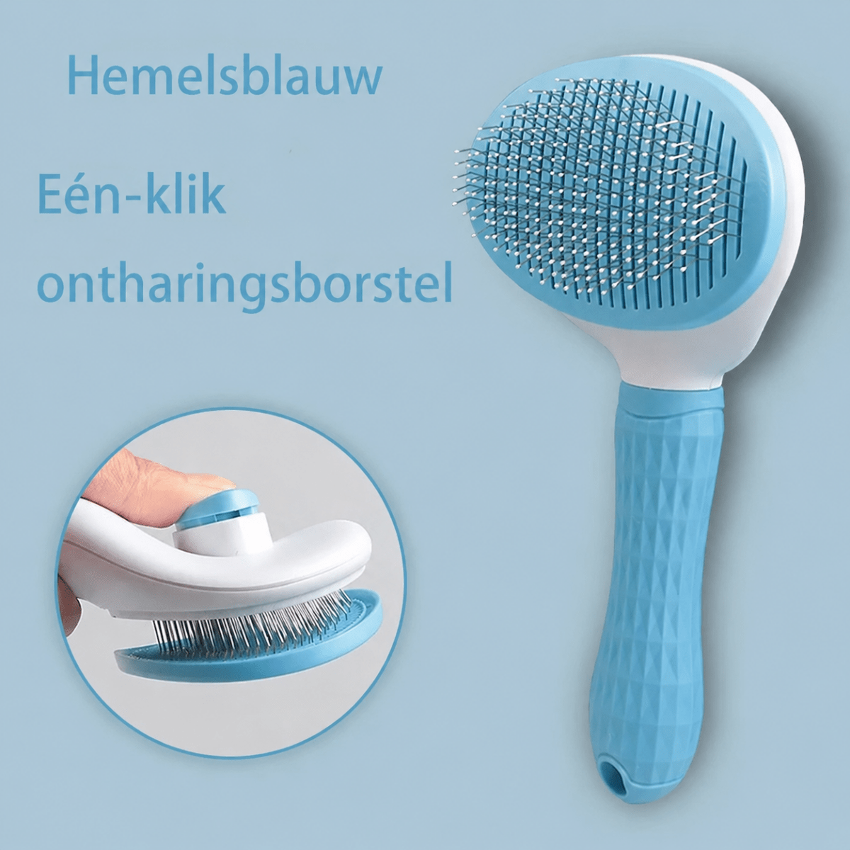Haarborstel Massagefunctie - Hebbr