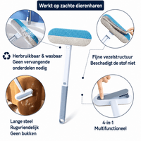 Haarverwijderaar | Herbruikbare Fleece Borstel voor Meubels en Kleding - Hebbr