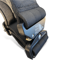 Halsband Hond 50 cm Nylon – Sterk en Comfortabel voor Actieve Honden Zwart - Hebbr