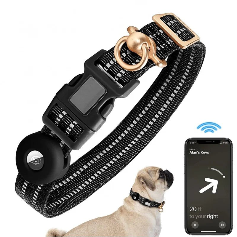 Halsband voor Honden 360° Verstelbaar Nylon – Reflecterend Knoopvrij - Hebbr
