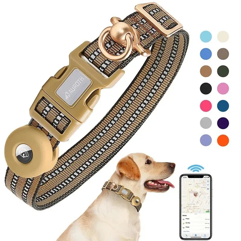 Halsband voor Honden 360° Verstelbaar Nylon – Reflecterend Knoopvrij - Hebbr