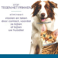 Halsband voor honden en katten 8 maanden – Natuurlijk en veilig Waterbestendig - Hebbr