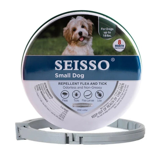 Halsband voor honden en katten 8 maanden – Natuurlijk en veilig Waterbestendig - Hebbr