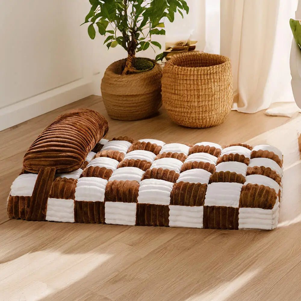 Handgemaakt Orthopedisch Hondenbed voor Grote en Kleine Honden - Zacht en Ondersteunend Hondenbedje - Hebbr