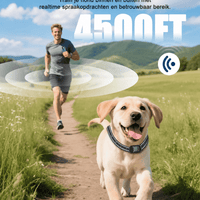 Harko Trainingshalsband Hond | 1500m Bereik, IP67 Waterdicht, Oplaadbaar, 4 Trainingsmodi - Hebbr