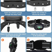 Harko Trainingshalsband Hond | 1500m Bereik, IP67 Waterdicht, Oplaadbaar, 4 Trainingsmodi - Hebbr