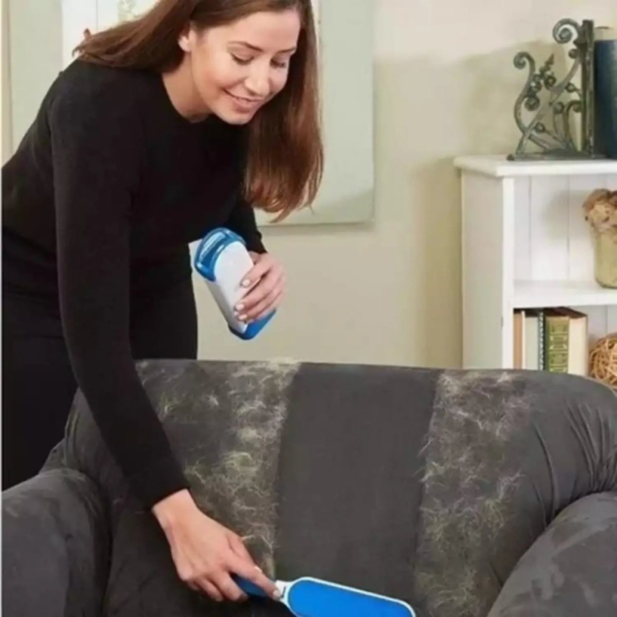 Herbruikbare Kledingborstel – Zelfreinigend, Inclusief Meeneem Variant, Duurzaam - Hebbr