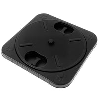 Hond Draaibare Nagelvijl 32×32 cm Kunststof – Interactieve Krabplank met Voeropslag - Hebbr