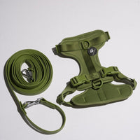 Hond Harnas en Tuigje 5 m – Comfortabel en Veilig voor Wandelen Zwart - Hebbr