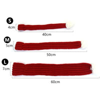 Hond Kat Sjaal 50×50 cm Wasbaar – Verstelbaar voor Feestdagen Rood - Hebbr