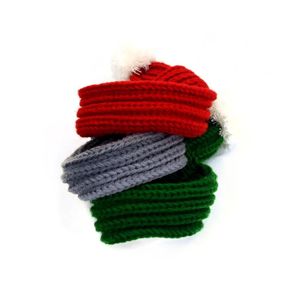 Hond Kat Sjaal 50×50 cm Wasbaar – Verstelbaar voor Feestdagen Rood - Hebbr