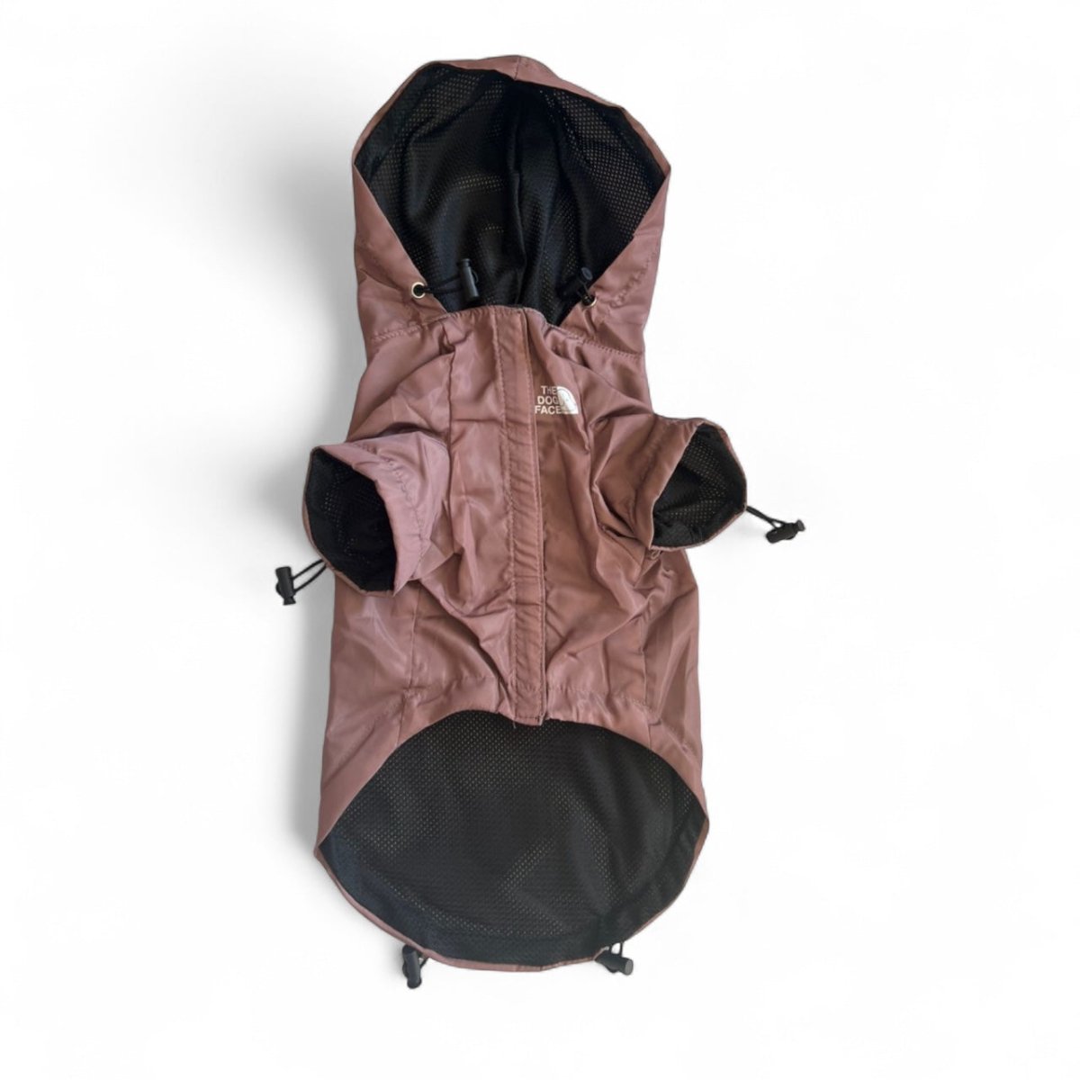 Hond Windbreaker Jack Bruin – Waterdicht en Ademend voor Koude Dagen - Hebbr