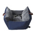 Honden Autostoelhoes, Waterdicht en Wasbaar, Comfortabel Pluche Nest - 60x60x35 cm - Hebbr