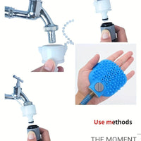 Honden Douche met Schuimfunctie – Verstelbare Waterdruk en Massage kunststof - Hebbr