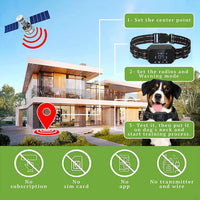 Honden GPS Halsband Waterdicht – Realtime Locatiebepaling en Geofence - Hebbr