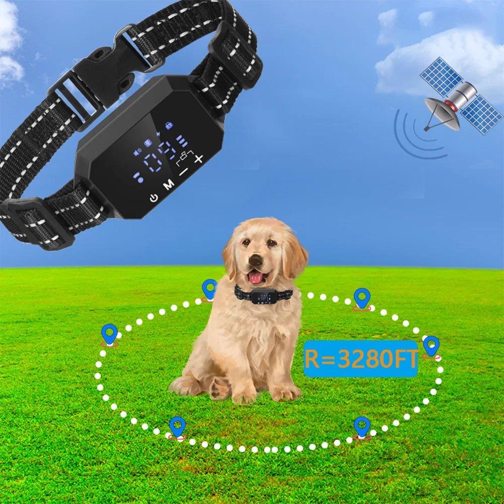 Honden GPS Halsband Waterdicht – Realtime Locatiebepaling en Geofence - Hebbr