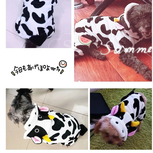Honden Jumpsuit Fleece voor Kleine Honden – Warm en Comfortabel Grijs - Hebbr