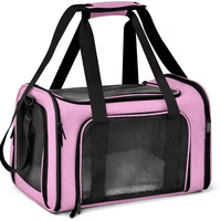 Honden Reistas voor Vliegreizen - Comfortabele, Ademend en Veilige Tas met Slimme Indeling - Hebbr