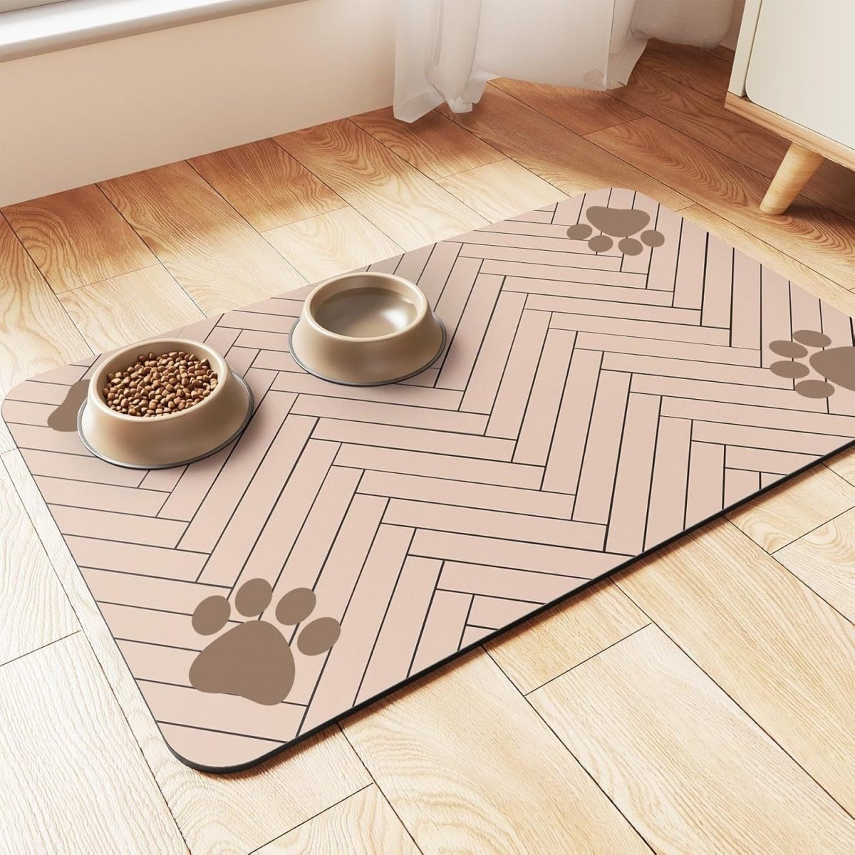 Honden Voedingsmat - Spatbestendig, Sneldrogend & Milieuvriendelijk Materiaal - Hebbr