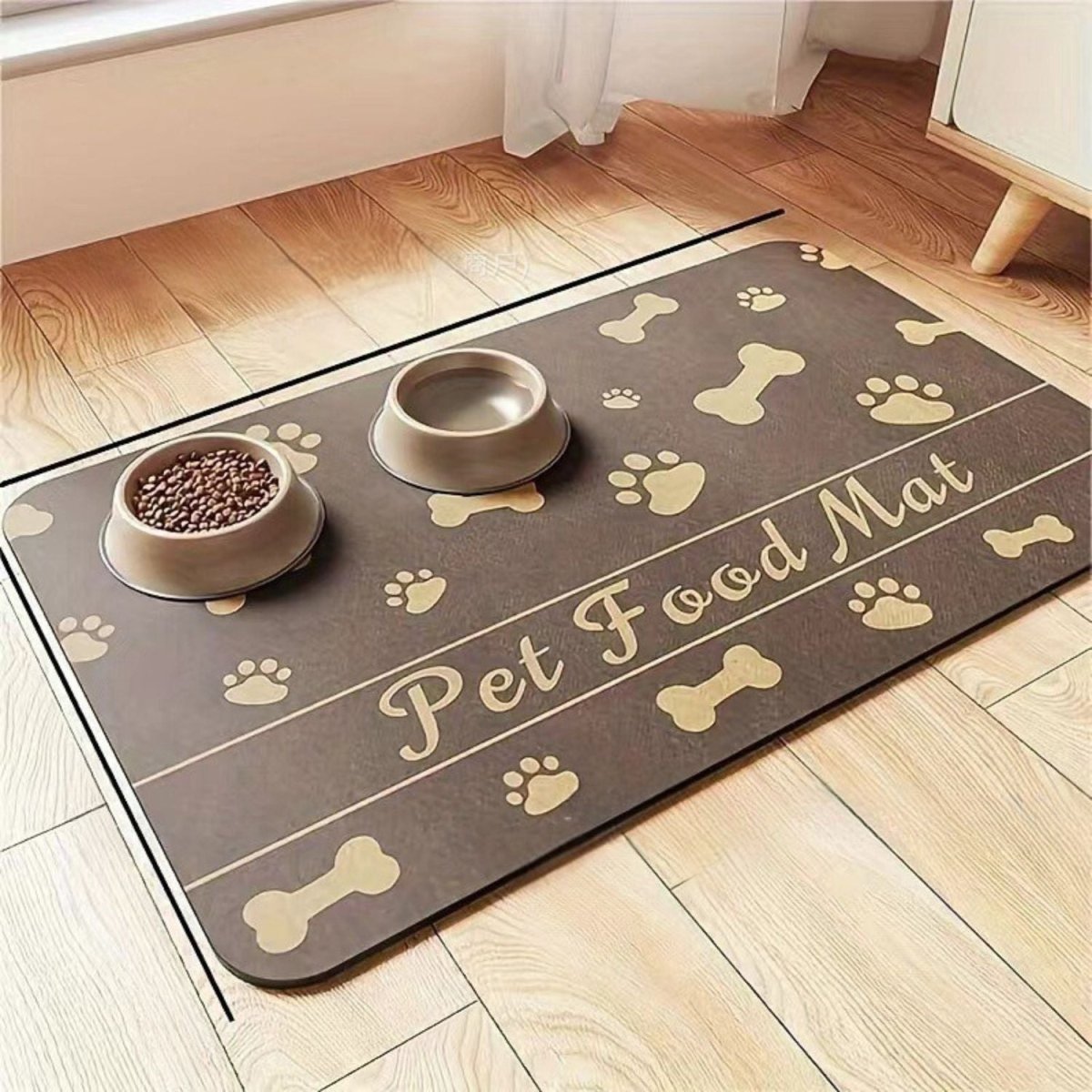 Honden Voedingsmat - Spatbestendig, Sneldrogend & Milieuvriendelijk Materiaal - Hebbr