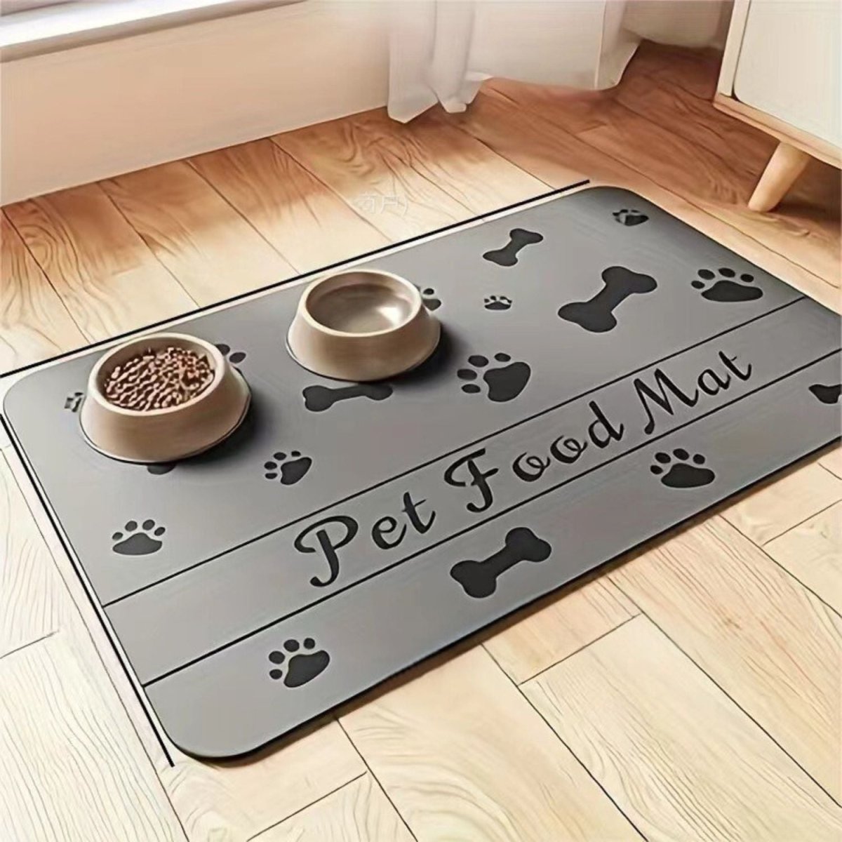 Honden Voedingsmat - Spatbestendig, Sneldrogend & Milieuvriendelijk Materiaal - Hebbr