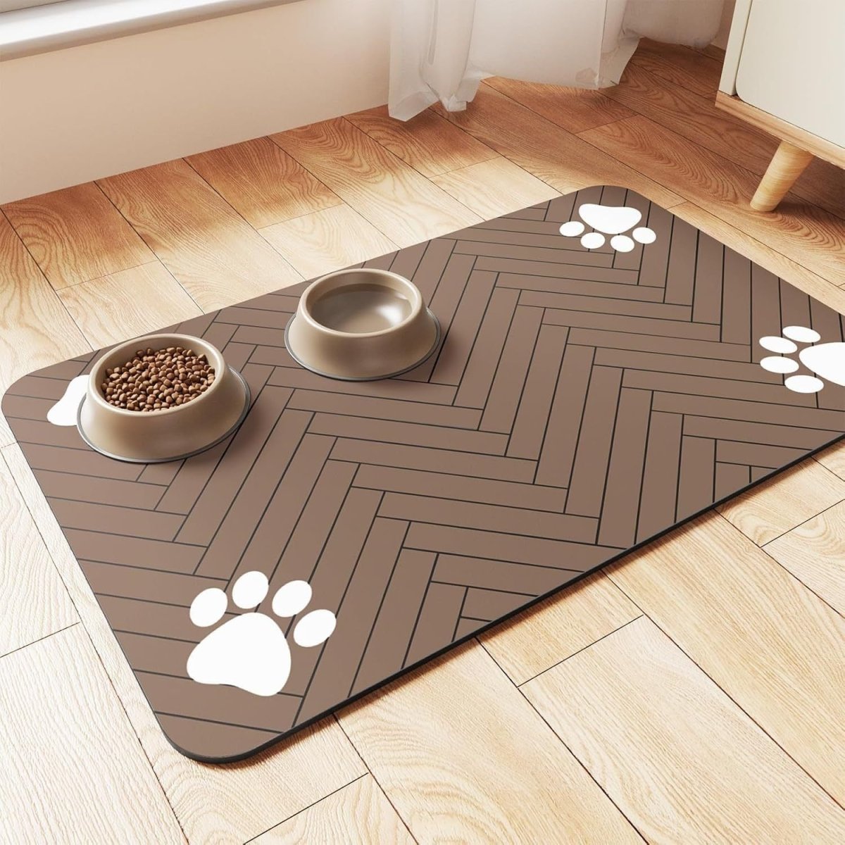 Honden Voedingsmat - Spatbestendig, Sneldrogend & Milieuvriendelijk Materiaal - Hebbr