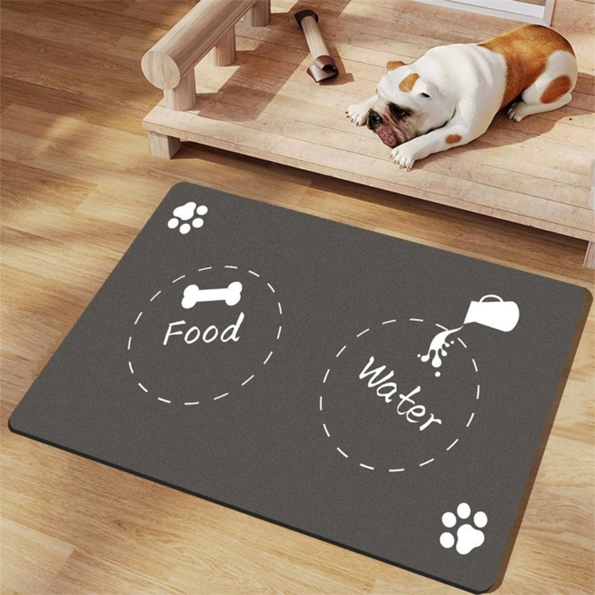 Honden Voedingsmat - Spatbestendig, Sneldrogend & Milieuvriendelijk Materiaal - Hebbr