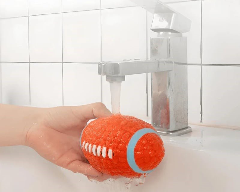 Honden zomerbal - Duurzaam kauwspeelgoed voor actieve honden, zwembaar en gemakkelijk schoon te maken - Hebbr