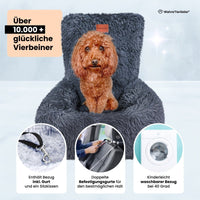 Hondenautostoel voor Auto – Veilig, Comfortabel en Verstelbare Gordels - Hebbr