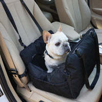 Hondenautostoel voor Kleine Honden – Verstelbare Bevestiging & Antislip Onderkant - Hebbr