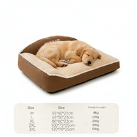 Hondenbed 60×50 cm Zacht Materiaal – Warm en Comfortabel voor Kleine Honden - Hebbr