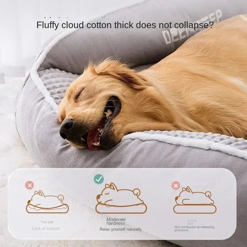 Hondenbed 60×50 cm Zacht Materiaal – Warm en Comfortabel voor Kleine Honden - Hebbr