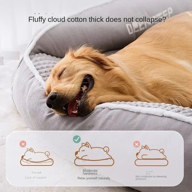Hondenbed 60×50 cm Zacht Materiaal – Warm en Comfortabel voor Kleine Honden - Hebbr