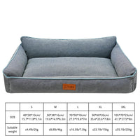 Hondenbed Middelgroot 80×60 cm Eierschuim – Waterdicht en Antislip Grijs - Hebbr